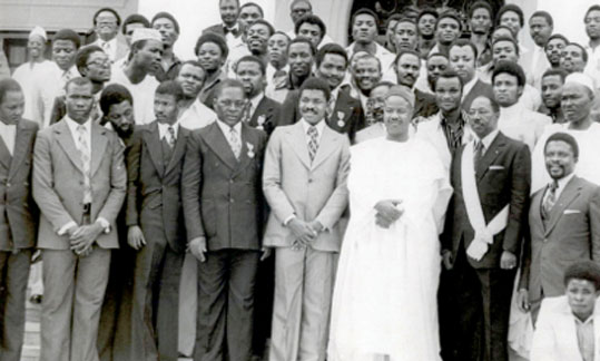 الاحتفال بالتتويج ببطولة كأس الكؤوس الأفريقية 1975