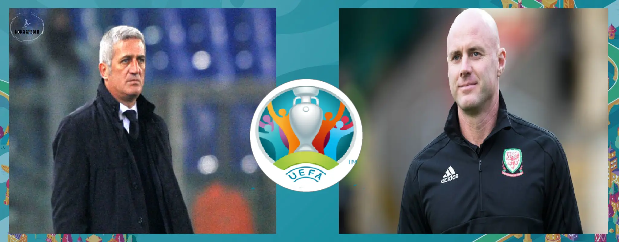 مدربي الفريقين في بطولة أمم أوروبا (يورو 2020)