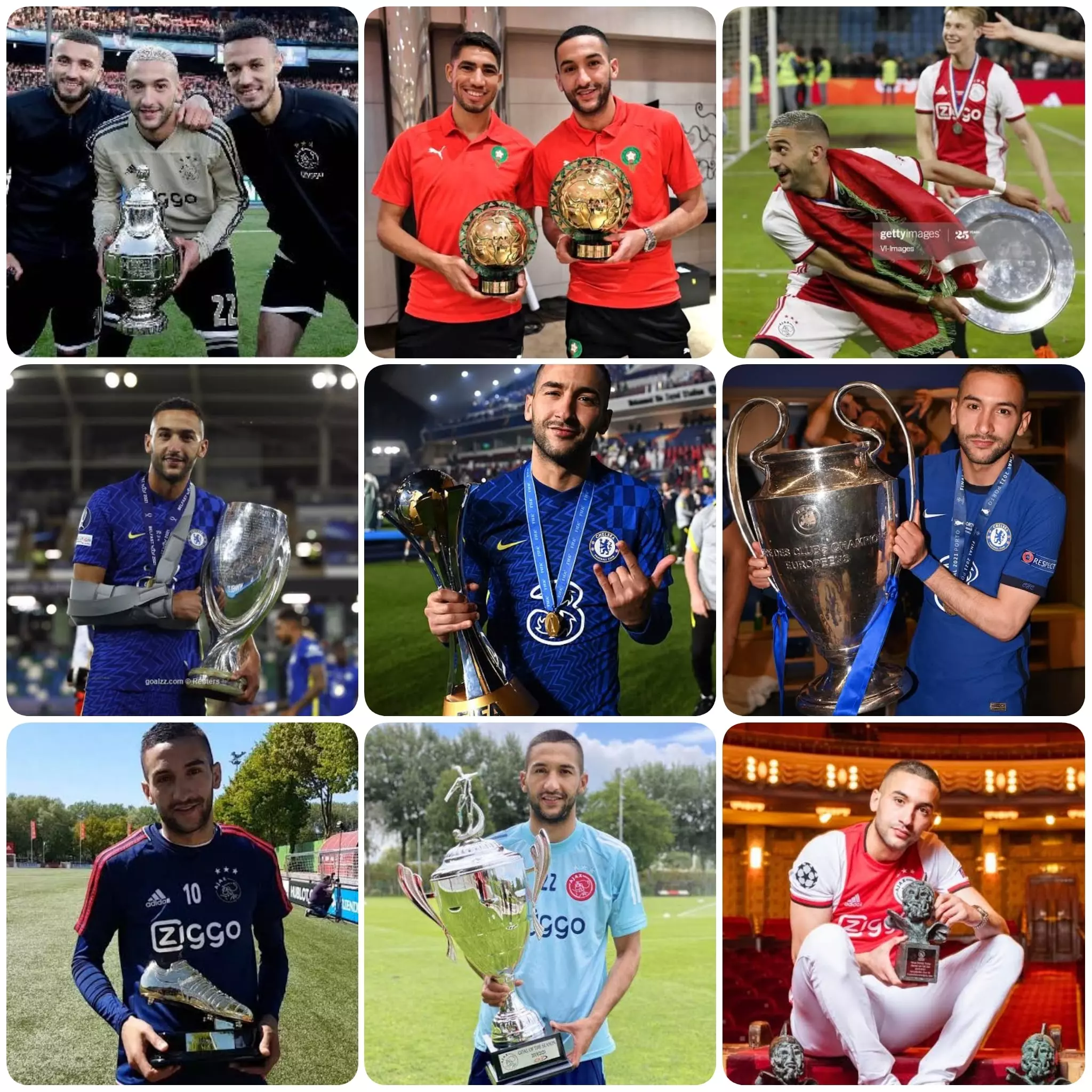 19 مارس 1993 | لاعب الوسط المغربي حكيم زياش