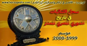 سجل الثنائيات في الدوري المصري  موسم 1999-2000 كفر