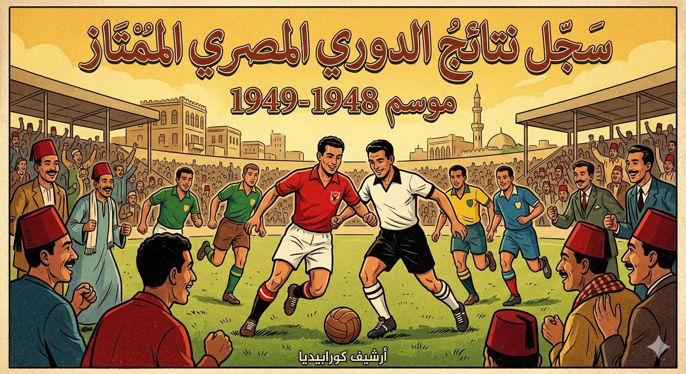 سجل نتائج الدوري المصري الممتاز | موسم 1948-1949