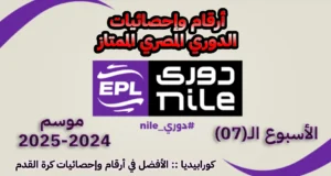 الدوري المصري الممتاز 2024-2025 | أرقام وإحصائيات الأسبوع الـ (07)