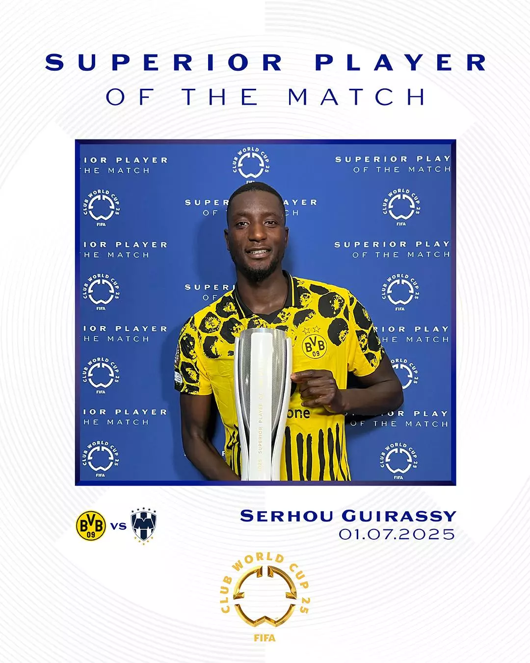 كأس العالم للأندية 2025 | مهاجم بروسيا دورتموند سيرهو غيراسي