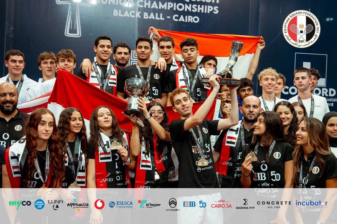 بطولة الأسكواش.. منتخب ناشئو مصر يتربعون على عرش العالم منتخب مصر