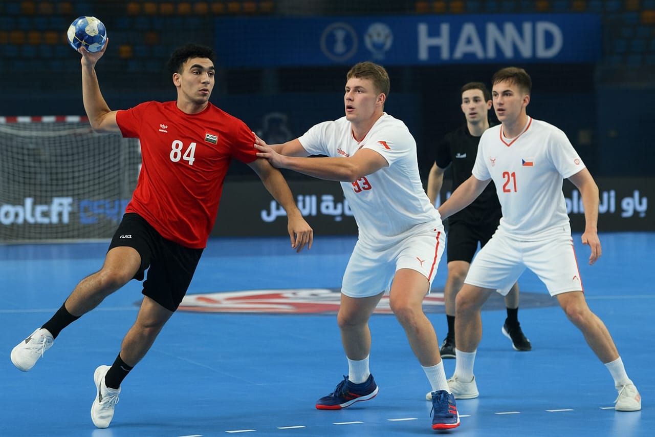 منتخب ناشئي اليد يفتتح الدور الرئيسي بمواجهة التشيك في مونديال القاهرة منتخب مصر