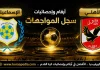 سجل مواجهات الأهلي والإسماعيلي .. في الدوري المصري | محدث 2026 أرقام وإحصائيات وهدافي مواجهات الأهلي والإسماعيلي ..