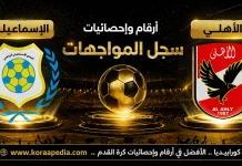 أرقام وإحصائيات وهدافي مواجهات الأهلي والإسماعيلي .. في الدوري المصري | محدث 2026 أرقام وإحصائيات وهدافي مواجهات الأهلي والإسماعيلي ..