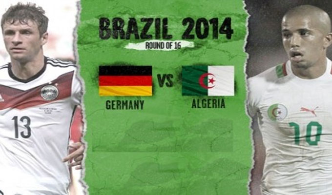 قصة مباراة في رمضان .. الجزائر وألمانيا في دور الـ16 من كأس العالم 2014 بالبرازيل