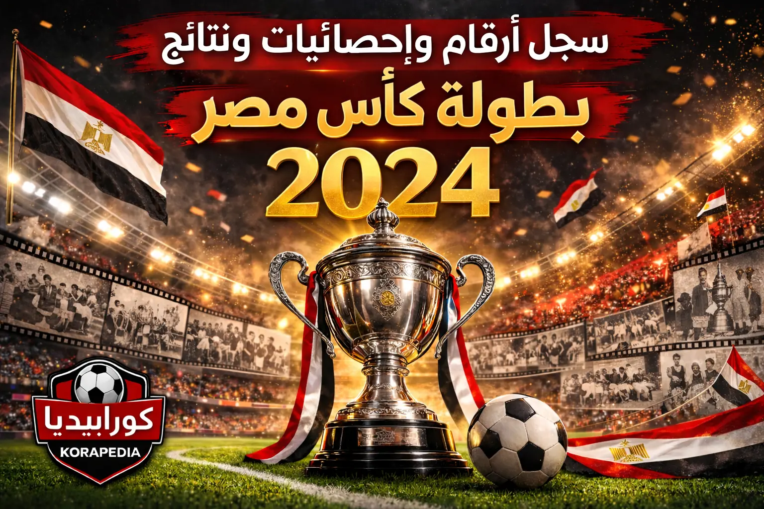 سجل أرقام وإحصائيات ونتائج بطولة كأس مصر 2024