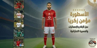 مؤمن زكريا (8) .. سجل الأرقام والإحصائيات والأهداف والمسيرة الاحترافية مؤمن زكريا 8 .. سجل الأرقام والإحصائيات