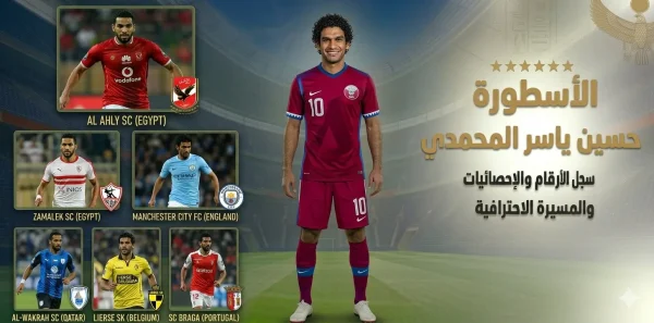 حسين ياسر المحمدي 14 .. سجل الأرقام والإحصائيات