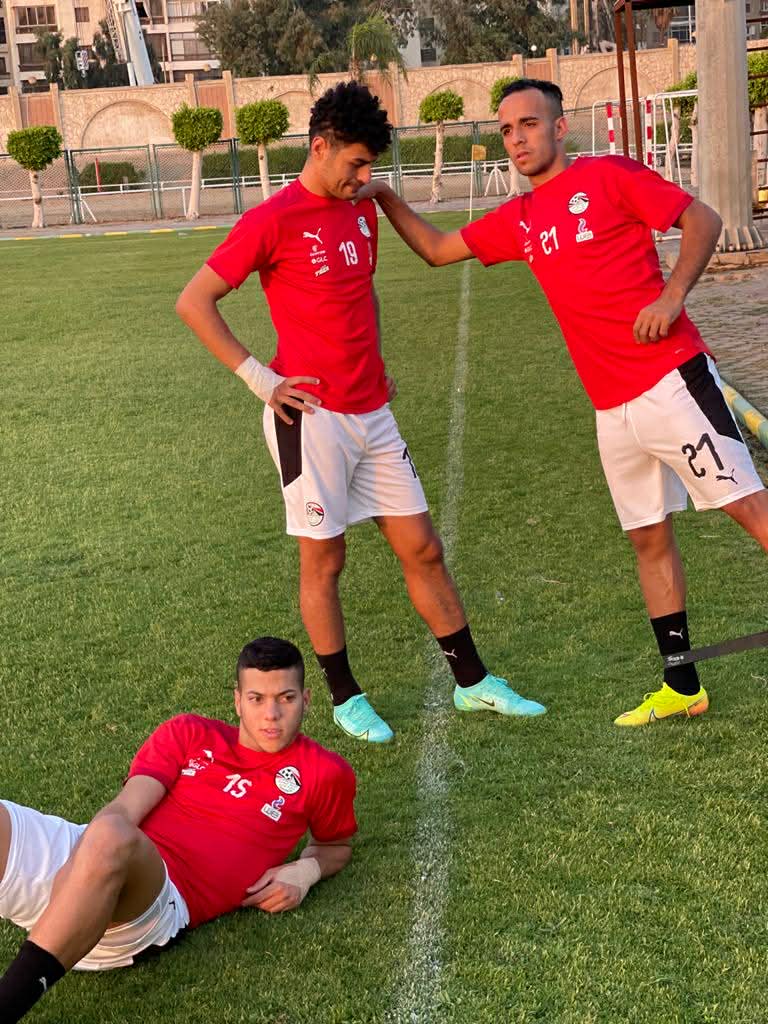 ناصر منسي مع منتخب مصر الأوليمبي عام 2000