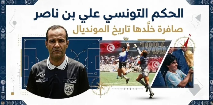 الحكم التونسي علي بن ناصر شاهد علي تاريخ المونديال