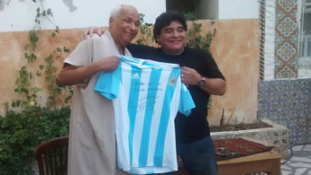 ماردونا مع علي بن ناصر، تونس 2015