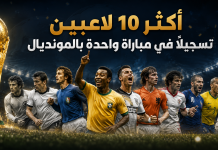 كأس العالم | أكثر 10 لاعبين تسجيلًا في مباراة واحدة بالمونديال أكثر 10 لاعبين تسجيلًا في مباراة واحدة بالمونديال