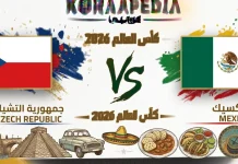 مباراة التشيك والمكسيك| وتحليل ما قبل المواجهة … مونديال2026 مباراة التشيك والمكسيك