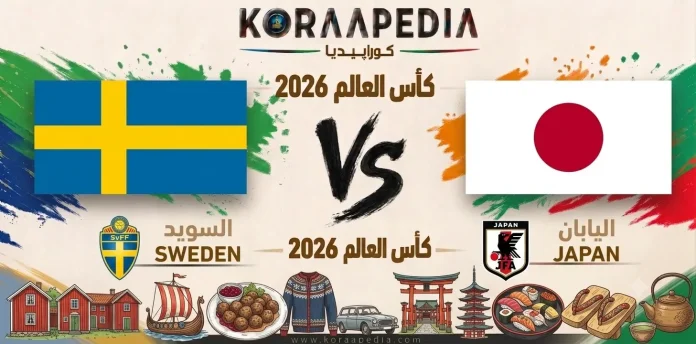 مباراة السويد واليابان