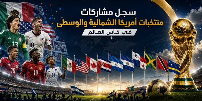 سجل مشاركات منتخبات أمريكا الشمالية والوسطى في كأس العالم