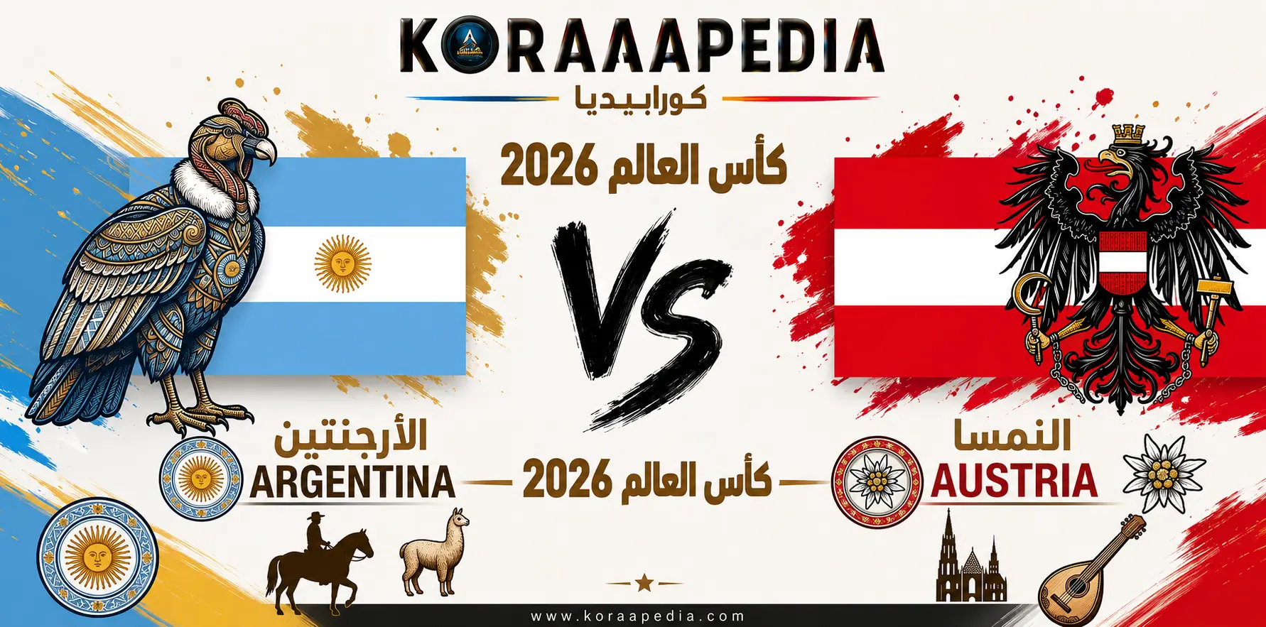 مباراة الأرجنتين والنمسا