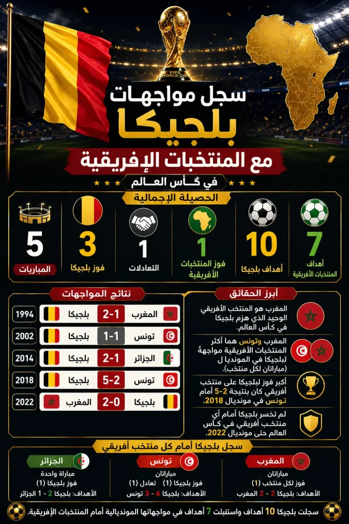 Belgium and African teams