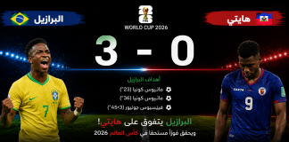 البرازيل وهايتي| السامبا يتفوقون على الأحمر والأزرق بثلاثية نظيفة في كأس العالم 2026 Brazil vs Haiti