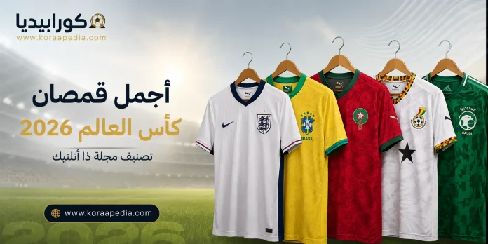 Football shirt collection for 2026 World Cup قمصان منتخبات كأس العالم 2026