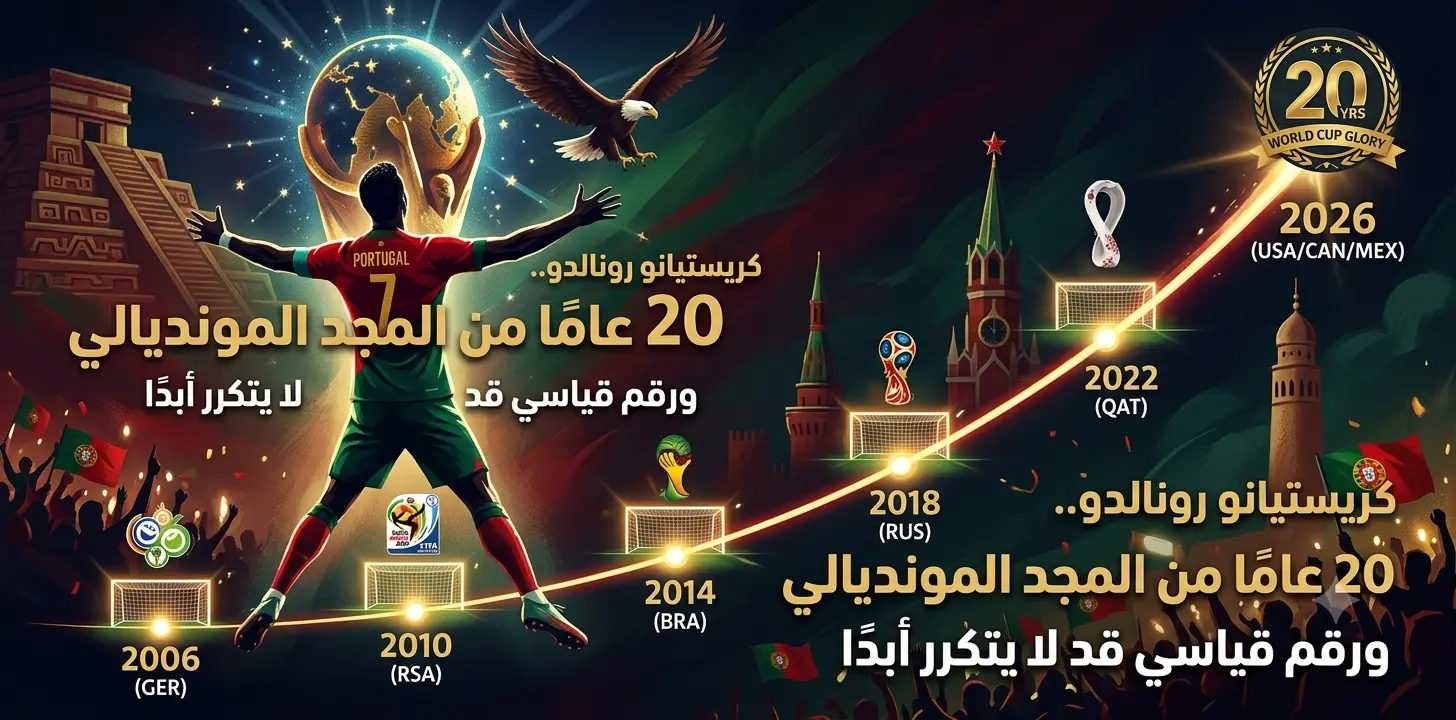 كريستيانو رونالدو والمجد المونديالي