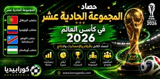 المجموعة الـ11 في كأس العالم 2026 | الحصاد الكامل بالأرقام والإحصائيات والنتائج المجموعة الـ11 في كأس العالم 2026