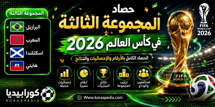 المجموعة الثالثة في كأس العالم 2026