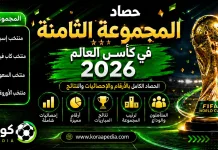 المجموعة الثامنة في كأس العالم 2026 | الحصاد الكامل بالأرقام والإحصائيات والنتائج