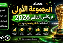 المجموعة الأولى في كأس العالم 2026 | الحصاد الكامل بالأرقام والإحصائيات والنتائج حصاد المجموعة الأولى في كأس العالم 2026