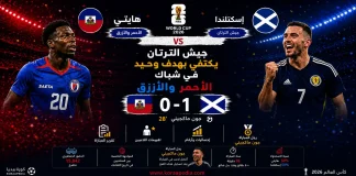 هايتي وإسكتلندا | جيش الترتان يكتفي بهدف وحيد في شباك الأحمر والأزرق في كأس العالم 2026 هايتي وإسكتلندا