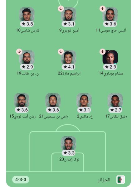 منتخب الجزائر