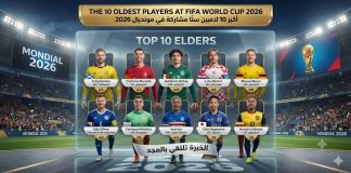 كأس العالم 2026 | أكبر 10 لاعبين سنًا مشاركة في المونديال The OLDEST PLAYERS At FIFA WORLD CUP 2026