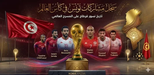 مشاركات منتخب تونس في بطولات كأس العالم