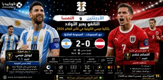 الأرجنتين والنمسا | التانغو يعبر الأولاد بثنائية ميسي التاريخية في كأس العالم 2026 الأرجنتين والنمسا | التانغو يعبر الأولاد بثنائية ميسي التاريخية