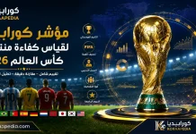 مؤشر كورابيديا لقياس كفاءة منتخبات كأس العالم 2026 مؤشر كورابيديا لقياس كفاءة منتخبات كأس العالم 2026