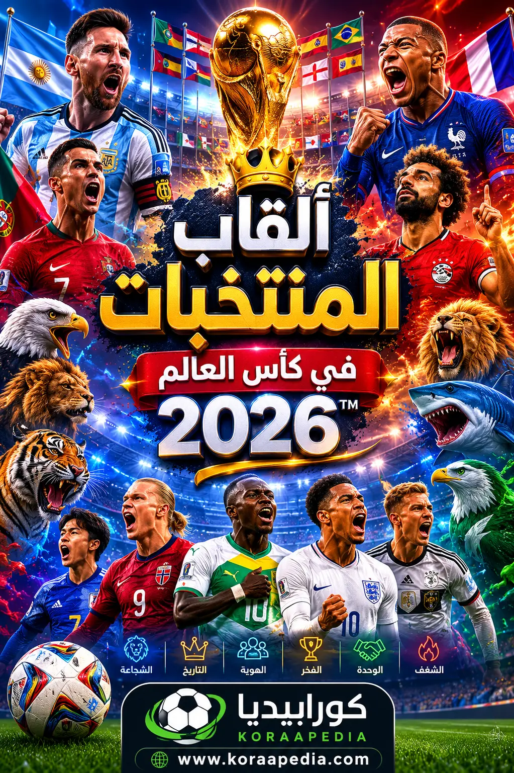 ألقاب المنتخبات في كأس العالم 2026