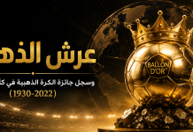 👑 عرش الذهب: سجل جائزة الكرة الذهبية في كأس العالم (1930-2022) سجل جائزة الكرة الذهبية في كأس العالم
