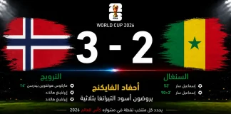 النرويج والسنغال| أحفاد الفايكنج يروضون أسود التيرانغا بثلاثية في كأس العالم 2026 مباراة النرويج والسنغال