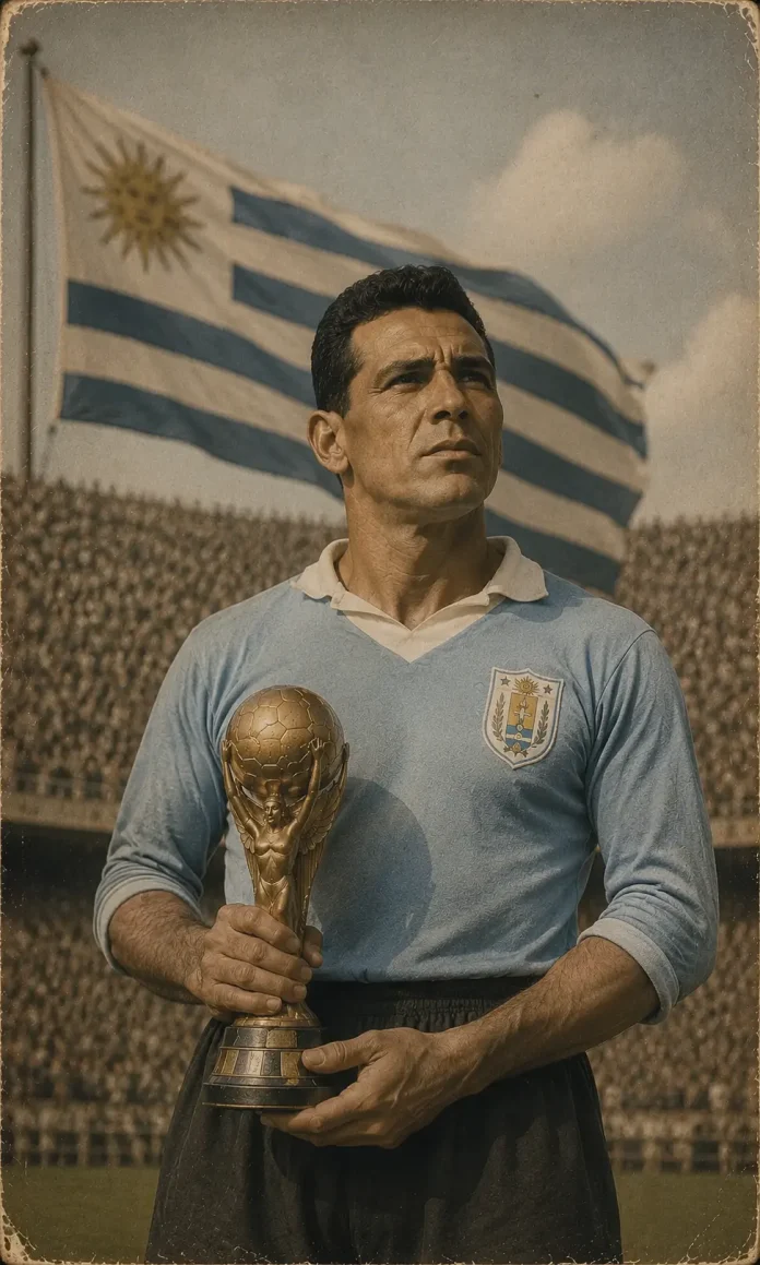 أوبدوليو فاريلا قائد الأورجواي في كأس العالم 1950