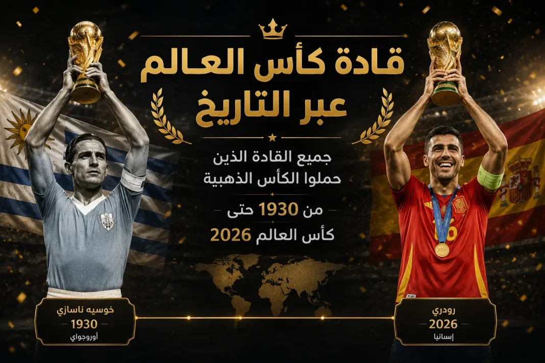 قادة كأس العالم عبر التاريخ