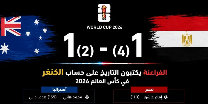 مباراة أستراليا ومصر مباراة أستراليا ومصر