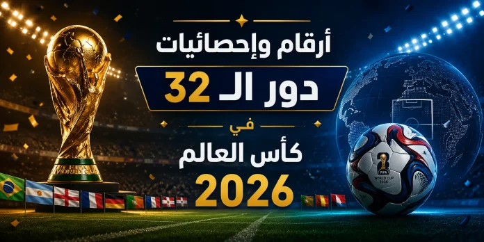 أرقام وإحصائيات دور الـ32 كأس العالم 2026 أرقام وإحصائيات دور الـ32 كأس العالم 2026
