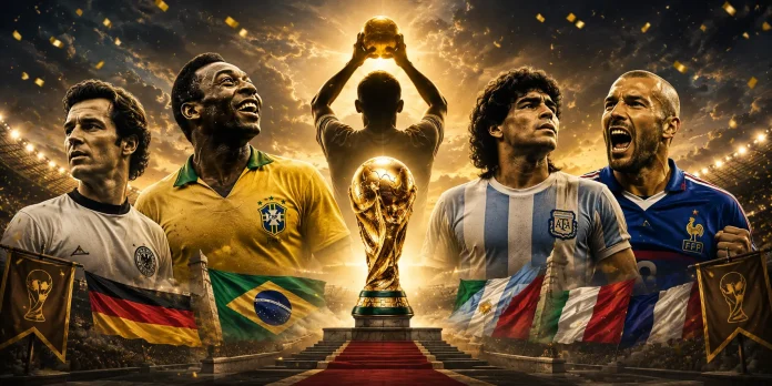 سجل أكثر المنتخبات وصولًا لنهائي كأس العالم