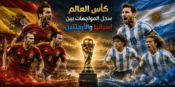 نهائي كأس العالمتاريخ مواجهات إسبانيا والأرجنتين