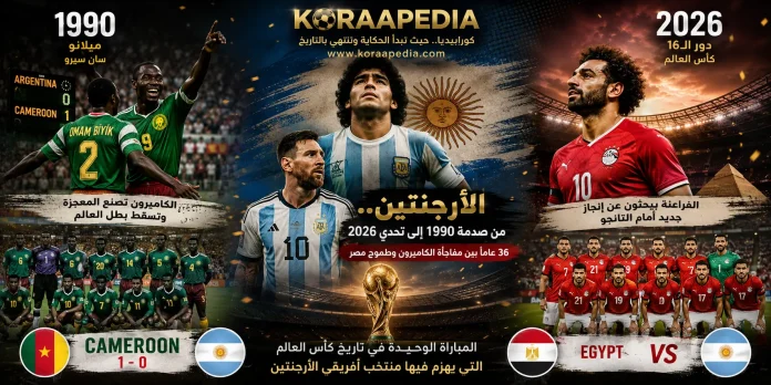 Argentina's World Cup legacy in Africa افتتاح مونديال 1990