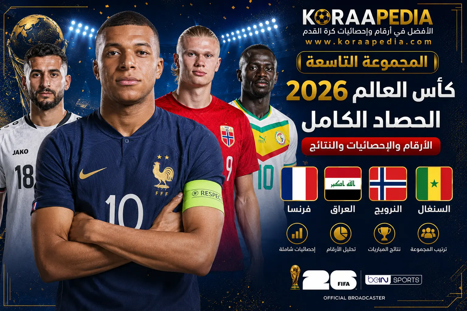 حصاد المجموعة التاسعة في كأس العالم 2026