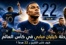 رحلة كيليان مبابي في كأس العالم | كيف كتب التاريخ بـ22 هدفًا؟ رحلة كيليان مبابي في كأس العالم