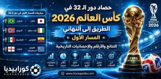 حصاد دور الـ32 في كأس العالم 2026 | الطريق إلى النهائي – المسار الأول | النتائج والأرقام والإحصائيات حصاد دور الـ32 في كأس العالم 2026 | الطريق إلى النهائي – المسار الأول